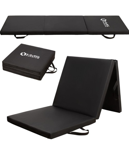 MGS02 GYMNASTIC FOLDABLE MATTRESS 1800x600MM BLACK HMS PREMIUM