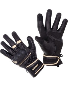 Motorcycle Gloves W-TEC Franker - Black/White