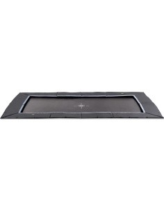 EXIT Dynamic ground level sports trampoline 305x519cm - black