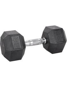 Šešiakampis hantelis inSPORTline Hexsteel 14 kg
