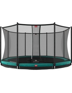 BERG Favorit InGround 430 žalias + apsauginis tinklas Comfort