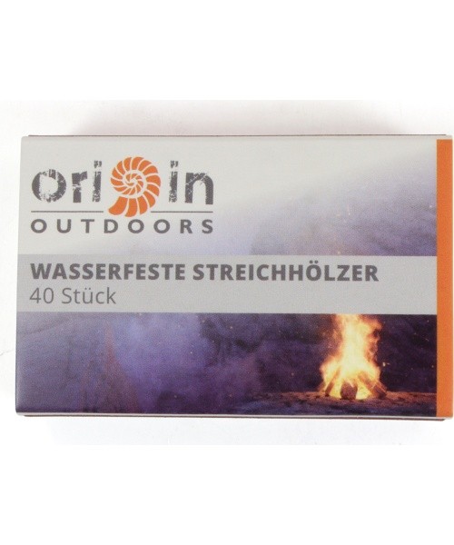 Origin Outdoors atsparios vandeniui degtukai