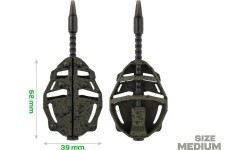 Šėryklų rinkinys ZFISH Method Feeder Spider Medium 30, 40 g + forma