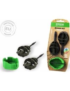 ZFISH Method Feeder Spider Medium rinkinys 40, 50 g + forma