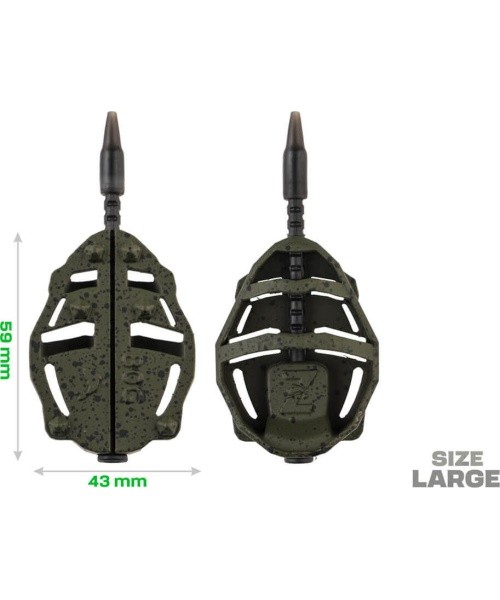 ZFISH Method Feeder Spider rinkinys Large 90, 100 g + forma