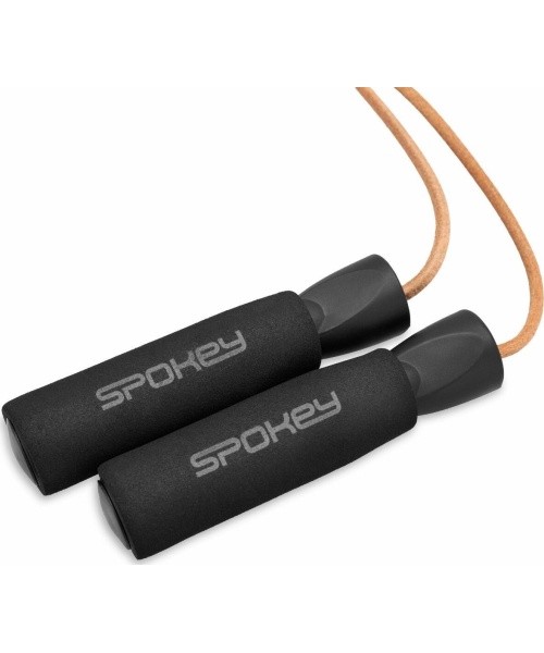 Šokdynė su odine virve Spokey QUICK SKIP