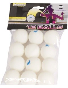 Stalo teniso kamuoliukai Buffalo Hobby, 12 vnt., be celiulioido