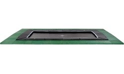 EXIT Dynamic įleidžiamas batutas 275x458 cm su Freezone apsauginėmis plytelėmis – juodas