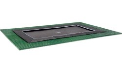 EXIT Dynamic įleidžiamas batutas 275x458 cm su Freezone apsauginėmis plytelėmis – juodas