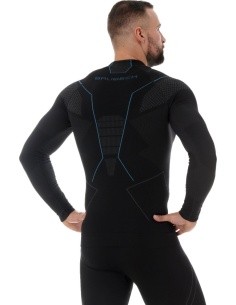 Brubeck Marškinėliai Vyrams Thermo Black LS13040A