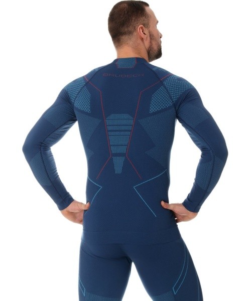 Brubeck Thermo Black men's long-sleeve shirt LS13040A