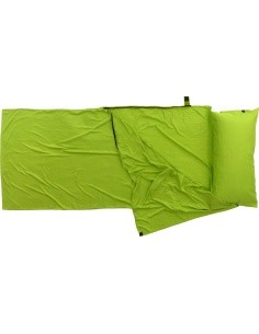 Miegmaišio įdėklas Origin Outdoors Microfiber, stačiakampis, žalias