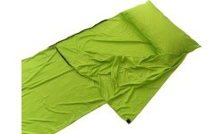 Miegmaišio įdėklas Origin Outdoors Microfiber, stačiakampis, žalias