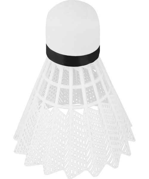 Badminton shuttlecocks white Spokey AIR TEC