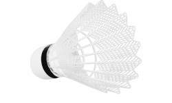 Badminton shuttlecocks white Spokey AIR TEC