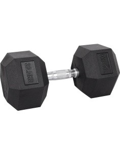 Šešiakampis hantelis inSPORTline Hexsteel 32,5 kg