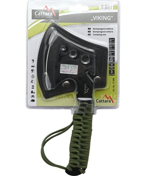 Kirvis VIKING su dėklu, 24 cm