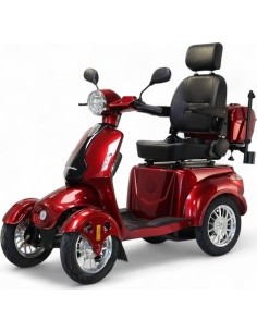 Four-Wheel Electric Scooter inSPORTline Antun - Red