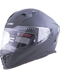Turistinis šalmas W-TEC Burgosa - Matinė juoda