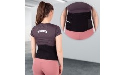 Neopreninis diržas inSPORTline Waistpire - Juoda