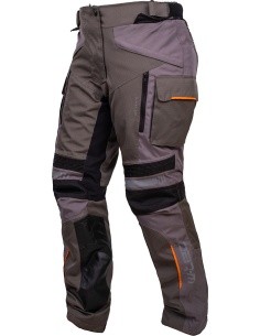 Moteriškos motociklininkų kelnės W-TEC Smackton Lady - Pilka/oranžinė
