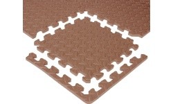 Dėlionės kilimėlis inSPORTline Famkin (12 dalių, 18 kraštų) - Mocha mousse