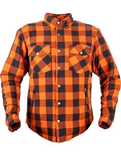 Motociklininko marškiniai BOS Lumberjack - Oranžinė