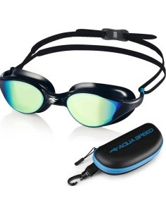 Swimming goggles VORTEX MIRROR  in  hard case - 07