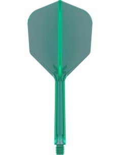 Dart Flights Target K-Flex No.6 Short – 3-Pack - Green