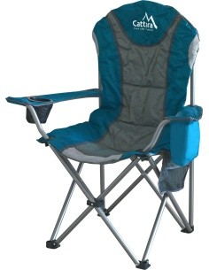 Folding camping chair LUCCA blue