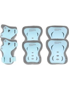 A set of blue children's/youth pads (for knees, wrists and elbows) Spokey SHIELD