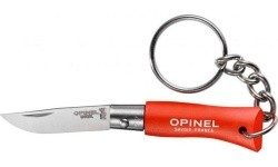 Opinel Colorama 02 inox grab orange keychain knife