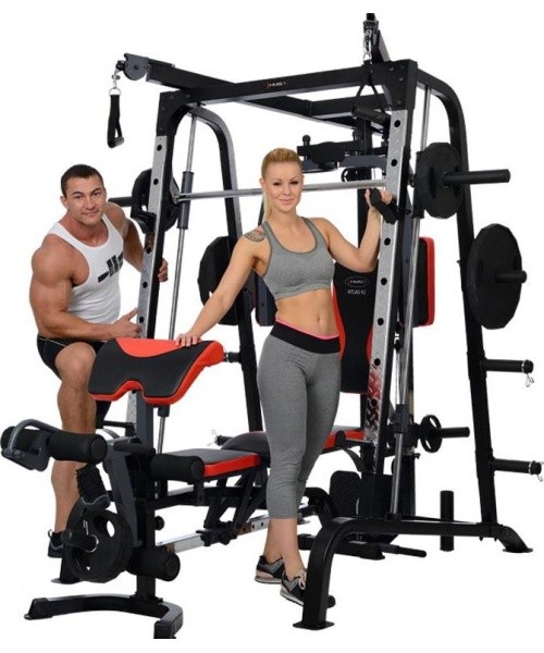 Daugiafunkcis treniruoklis HMS Atlas X2 Smith Machine