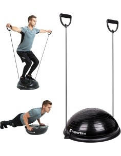 Balansavimo pusrutulis inSPORTline Dome UNI - Juoda