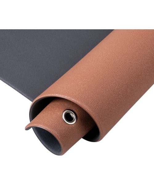 Mankštos kilimėlis inSPORTline Aero Advance 120 x 60 cm - Mocha mousse-pilka