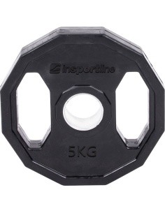 Guma dengtas olimpinis svorio diskas inSPORTline Ruberton 5 kg 50 mm