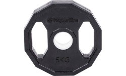 Rubber Coated Olympic Weight Plate inSPORTline Ruberton 5kg 50 mm