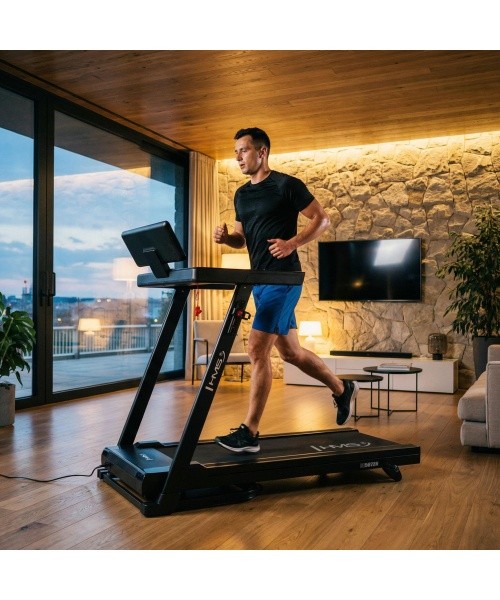 ELECTRIC TREADMILL BLUETOOTH COMPATIBLE WITH TRAINING APPS BE5872N HMS