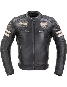 Men’s Leather Jacket W-TEC Milano - Black