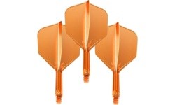 Dart Flights Target K-Flex Neon No.6 Medium – 3-Pack - Fluo Orange