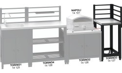 Kampinis modulis TORINO 3 lauko virtuvei, 47x47x123 cm