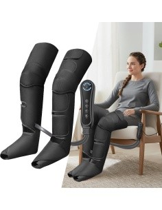 Air Compression Leg Massager inSPORTline Beinhowair II - Black