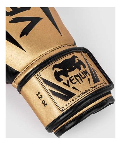 Venum Elite Boxing Gloves - Gold/Black