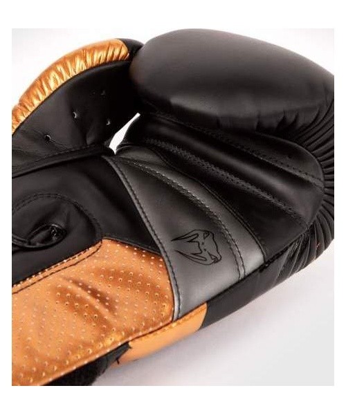 Venum Elite Evo Boxing Gloves - Black/Bronze
