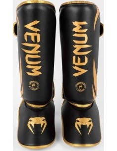 Venum Challenger Standup Shin Guards - Black/Gold