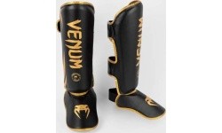 Venum Challenger Standup Shin Guards - Black/Gold