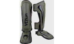 Blauzdų apsaugos Venum Elite Standup – chaki/juoda