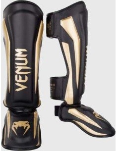 Shin Guards Venum Elite Standup - Black/Gold