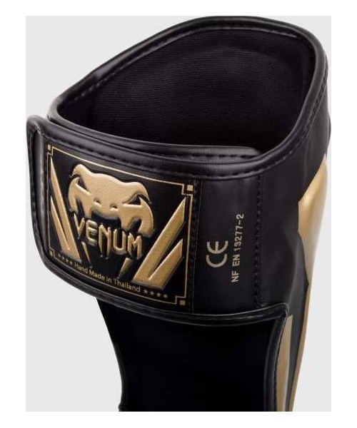Shin Guards Venum Elite Standup - Black/Gold