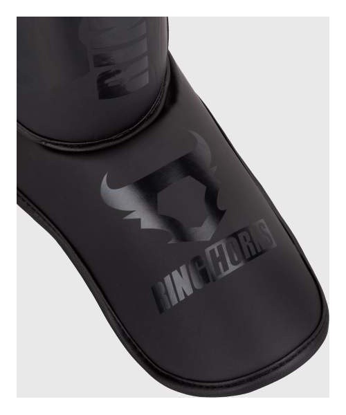 Shin Guards Ringhorns Charger Insteps - Black/Black